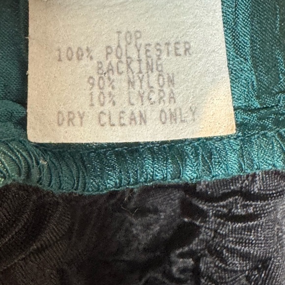 Vintage Jeanne Marc Braided Texture, Teal & Purple Jacket Size Small - Picture 10 of 11